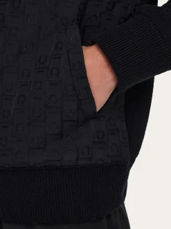 Knitted bomber jacket - Men