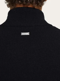Knitted bomber jacket - Men