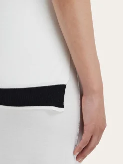 Knitted silk T-shirt - Women