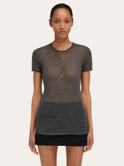 Knitted T-shirt - Women