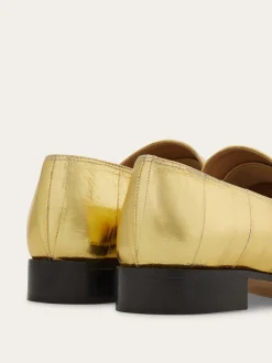 Laminated loafer with Hug buckle detail - Women
