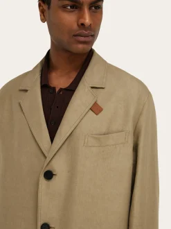 Linen blend duster - Men