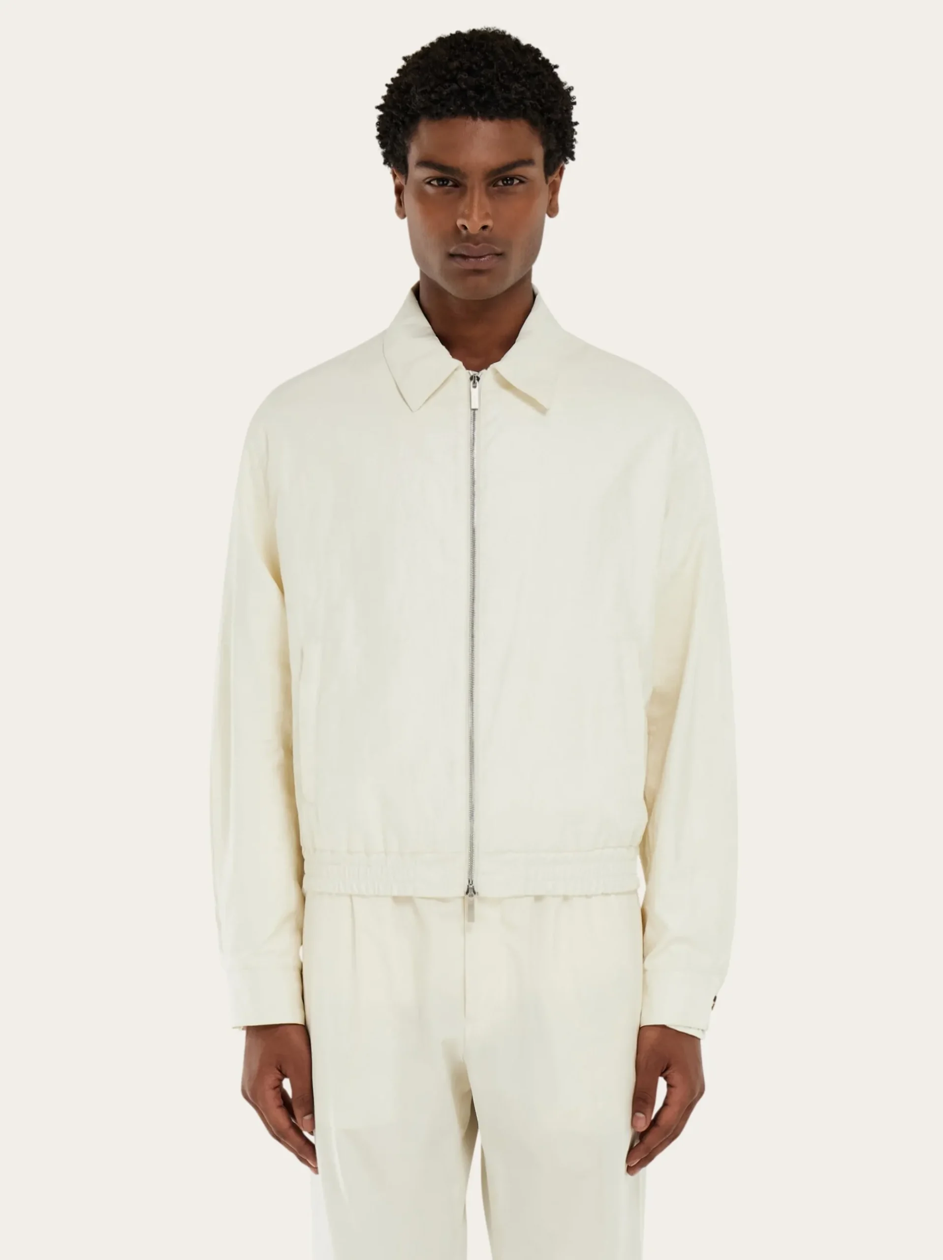 Linen blouson - Men
