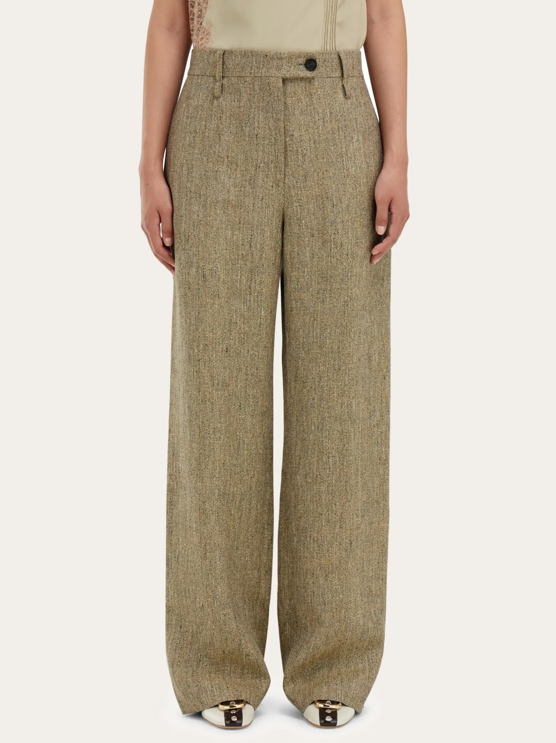 Linen tailored trouser - Women