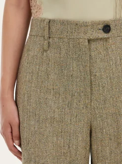 Linen tailored trouser - Women