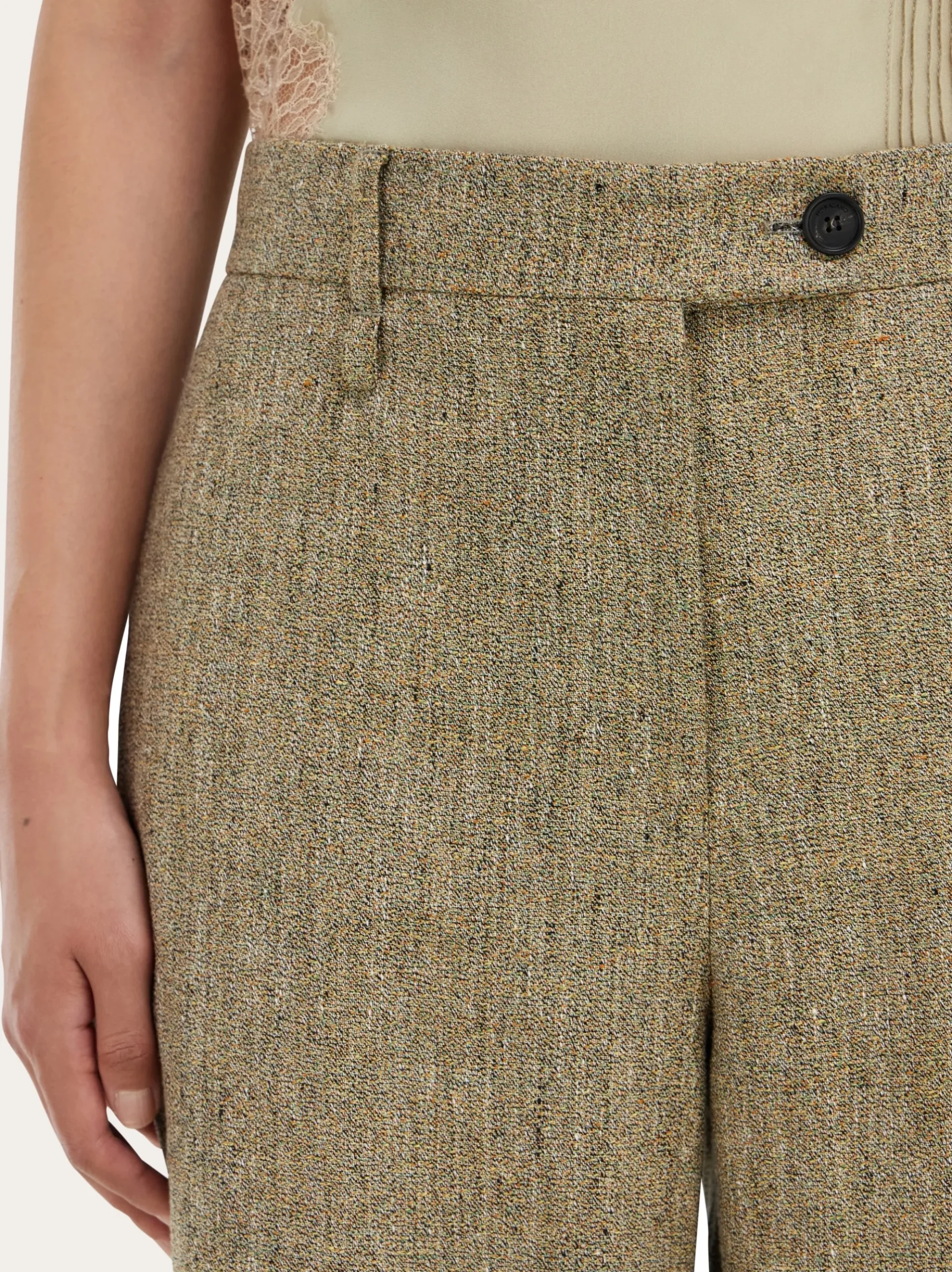 Linen tailored trouser - Women