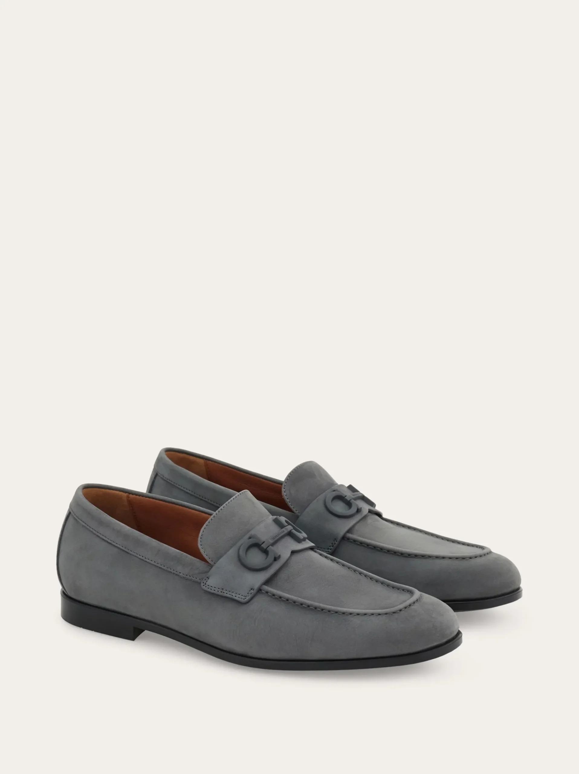 Loafer with Gancini buckle - Men