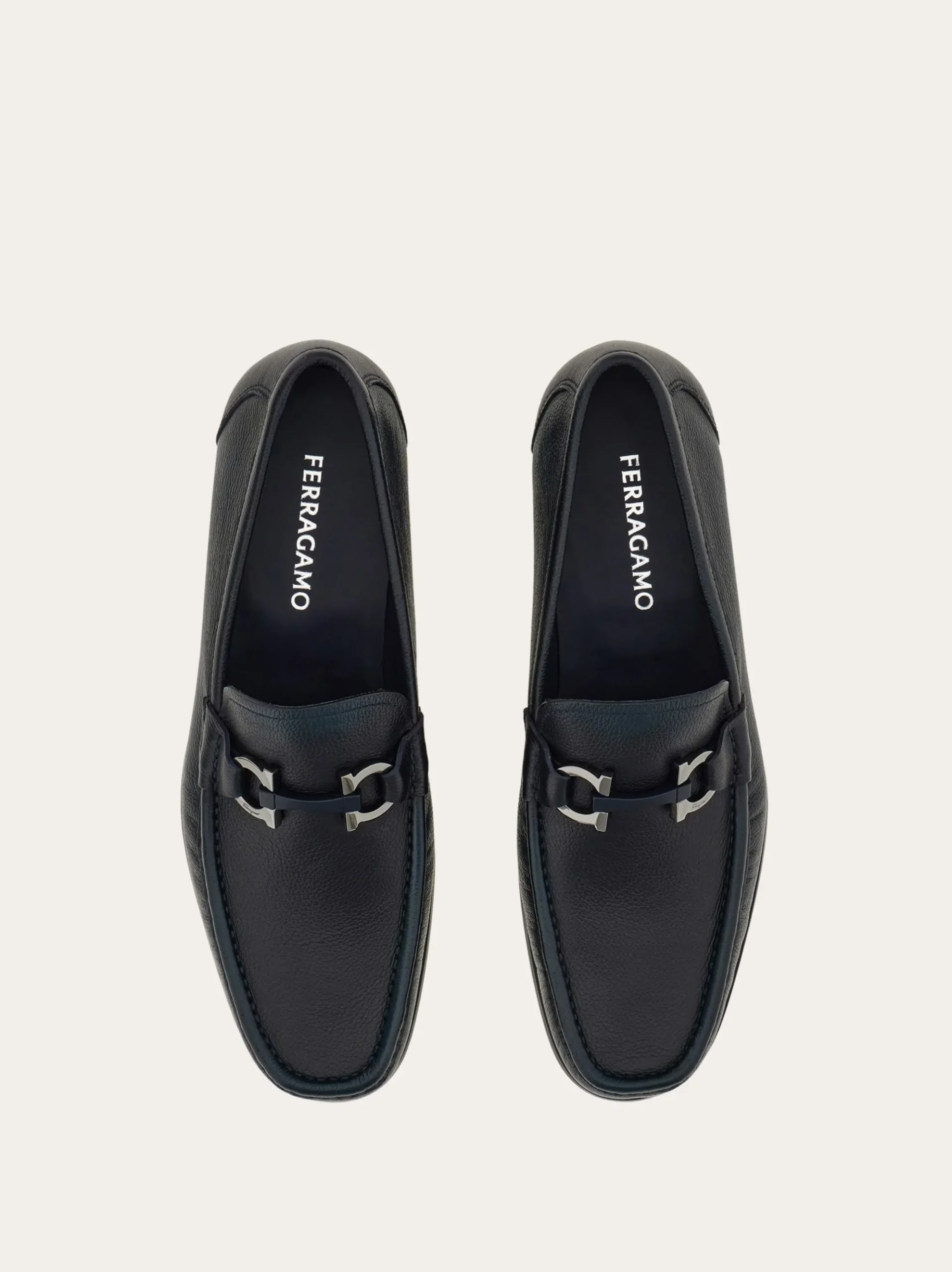 Loafer with Gancini buckle - Men