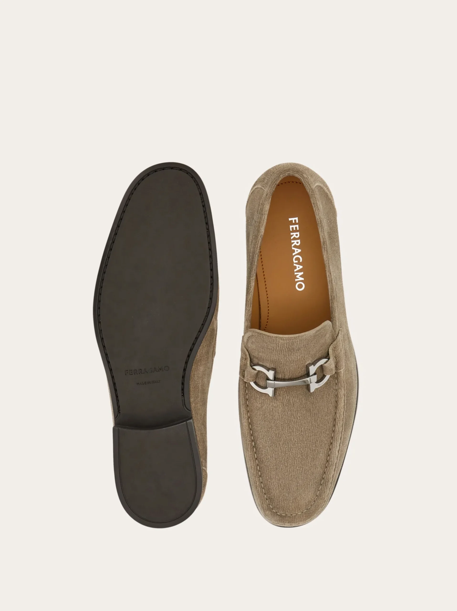 Loafer with Gancini buckle - Men