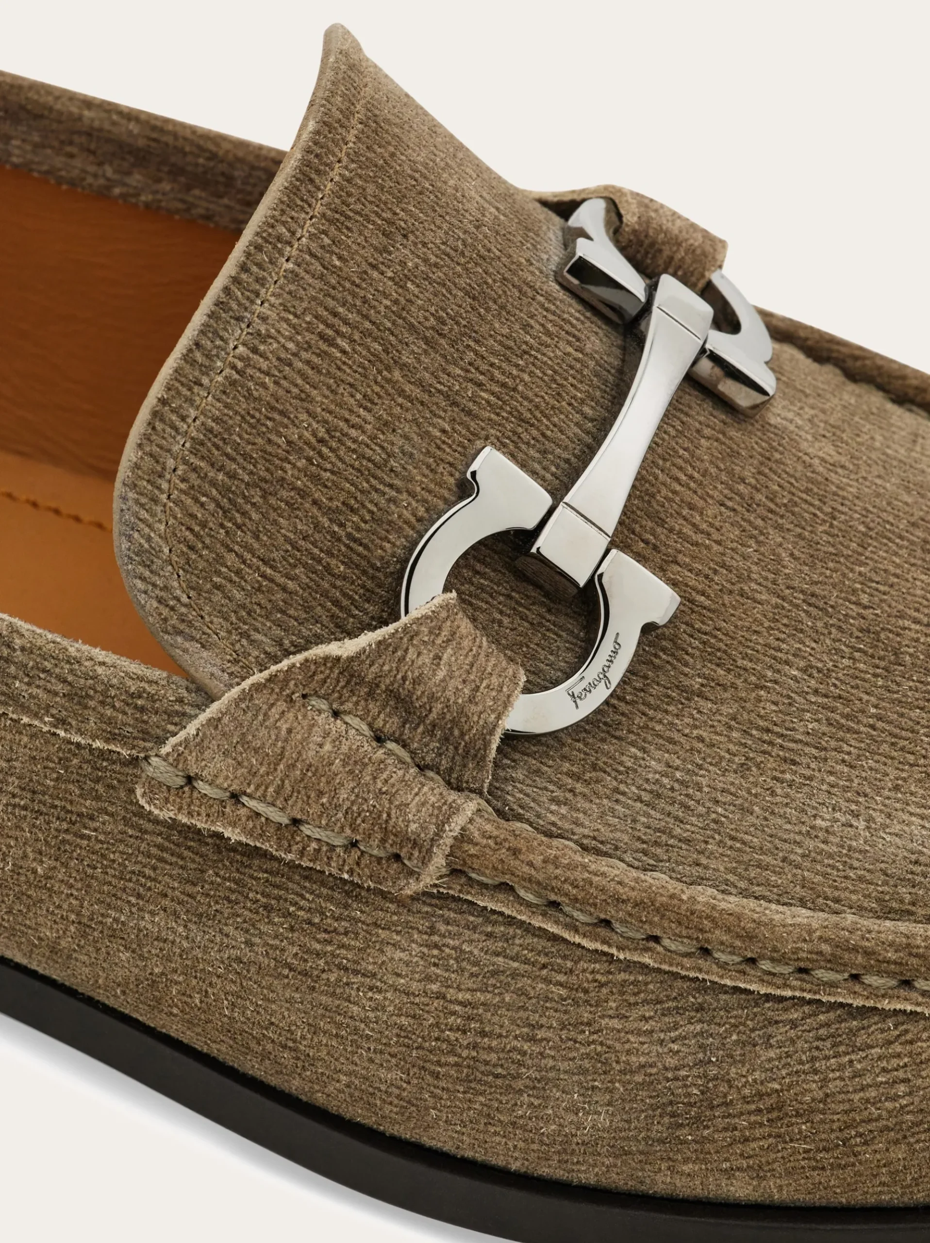Loafer with Gancini buckle - Men