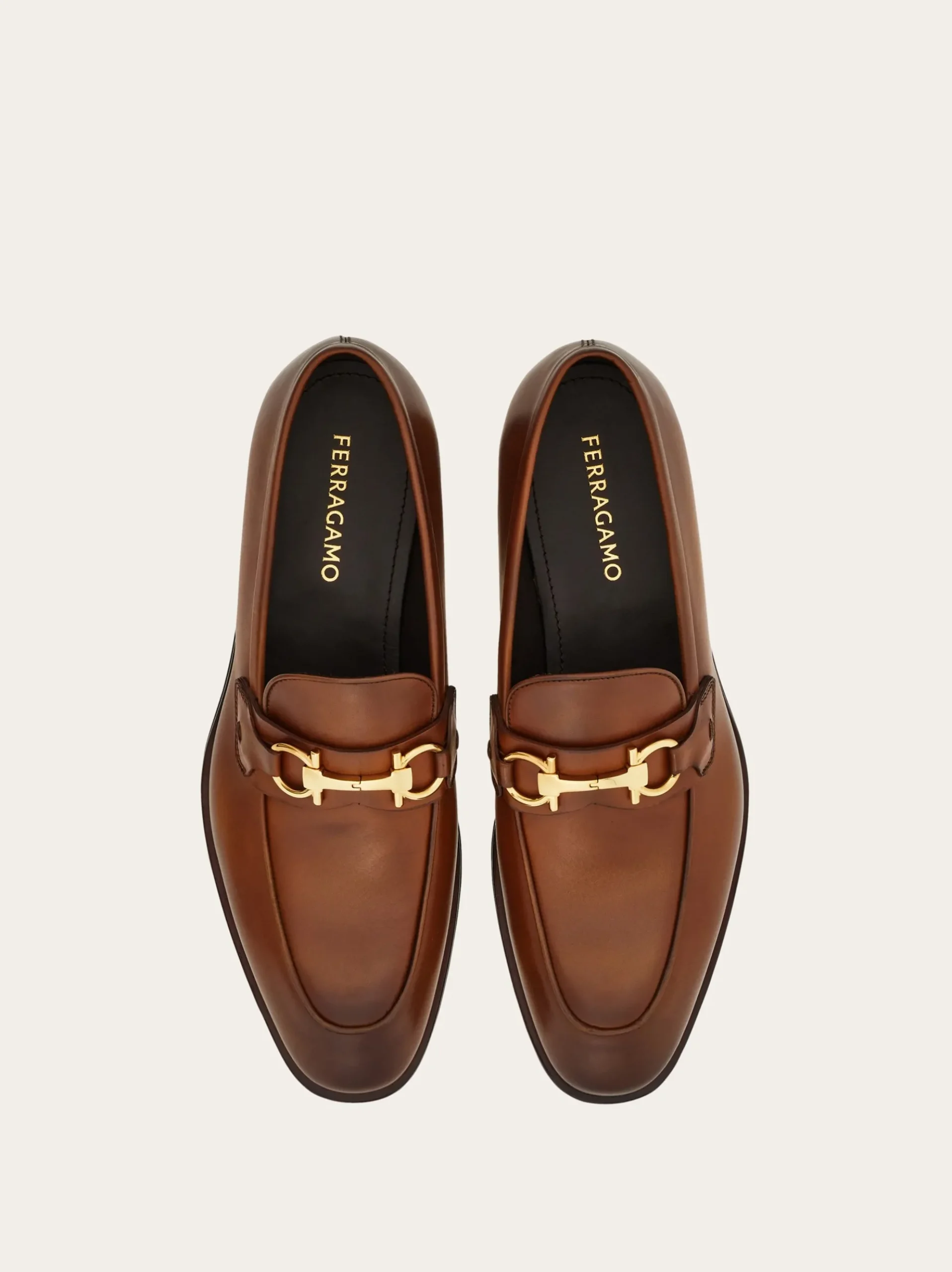 Loafer with Gancini buckle - Men