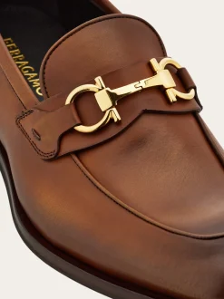 Loafer with Gancini buckle - Men