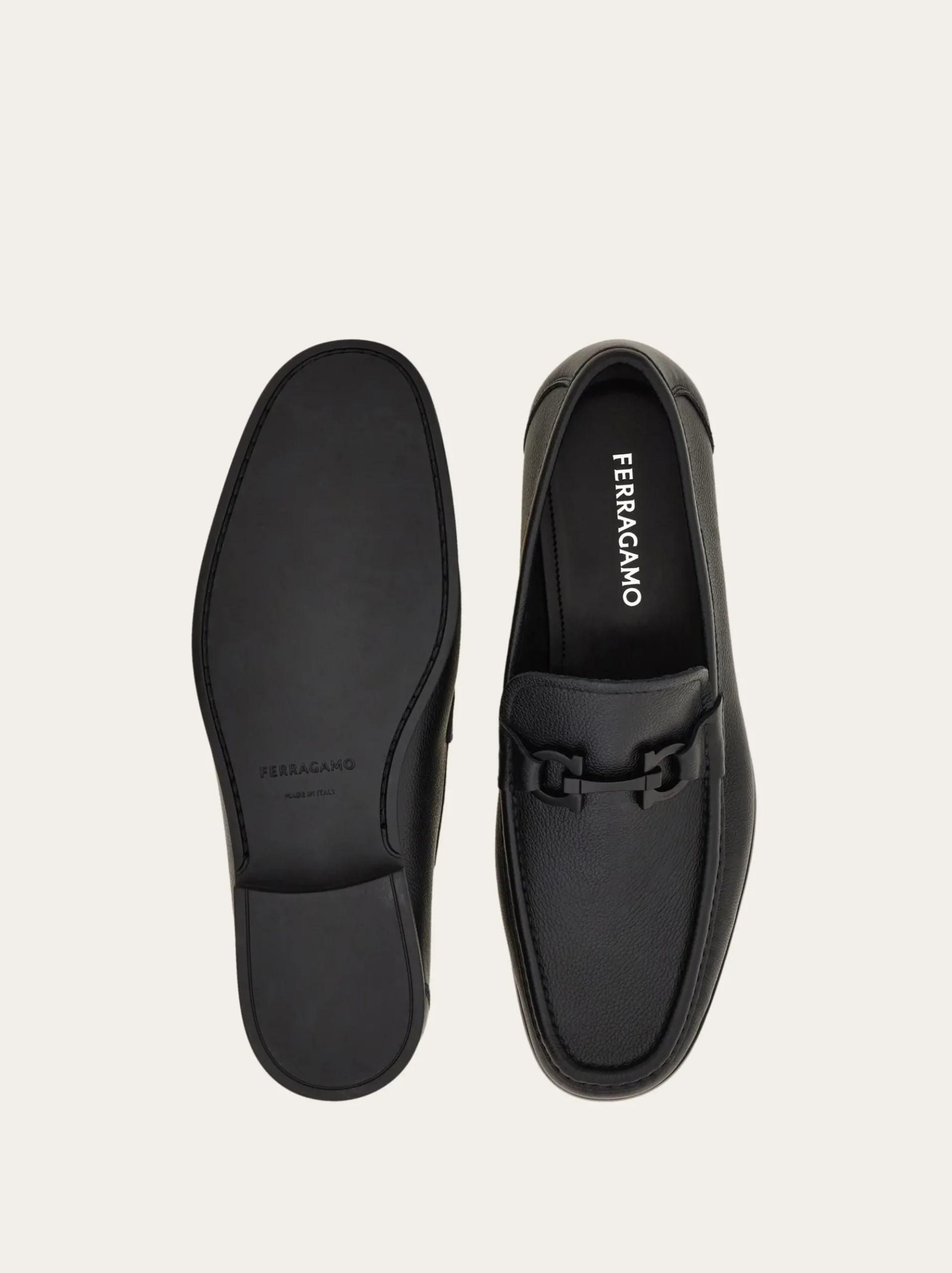 Loafer with Gancini buckle - Men
