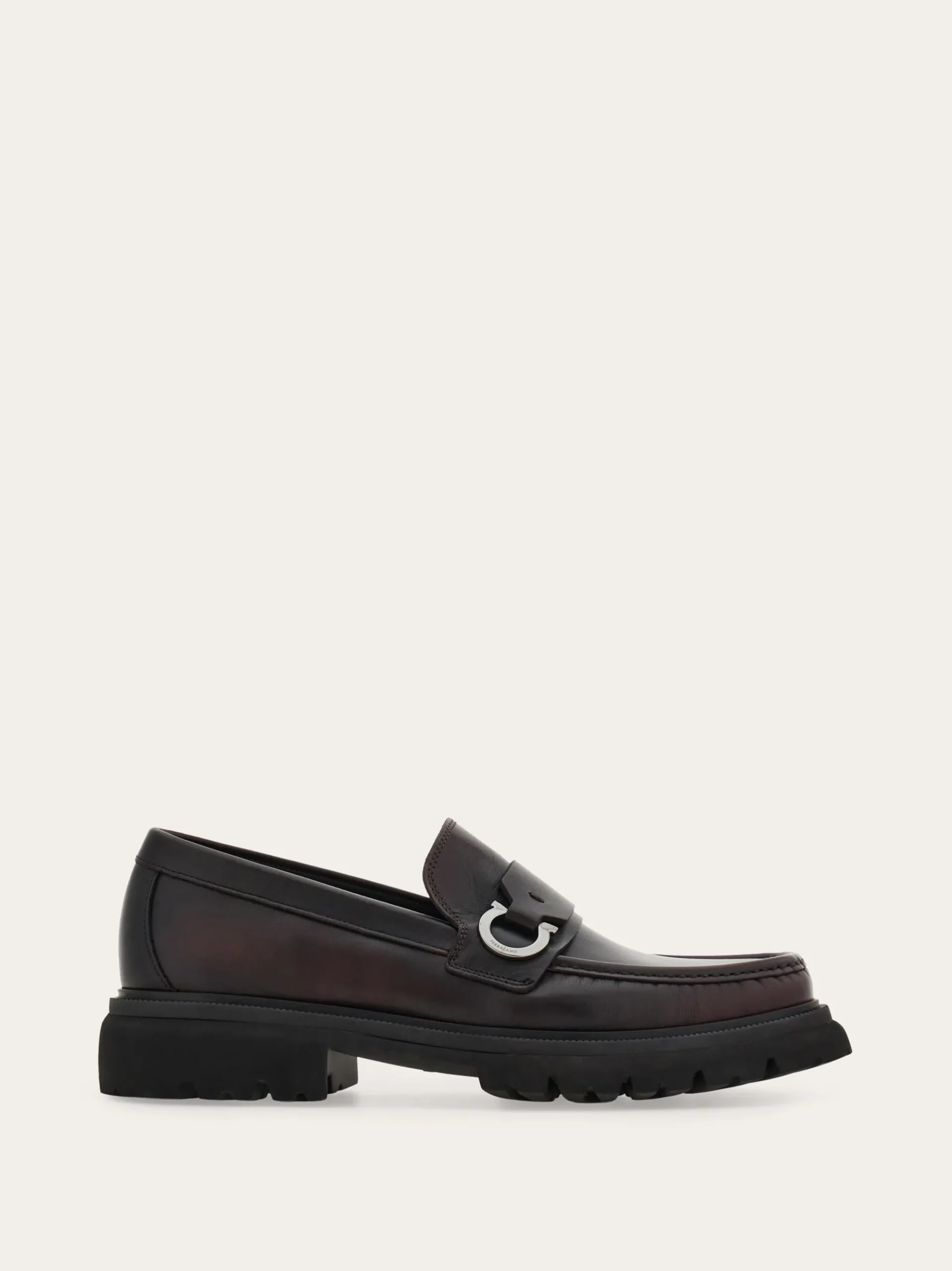 Loafer with Gancini detail - Men