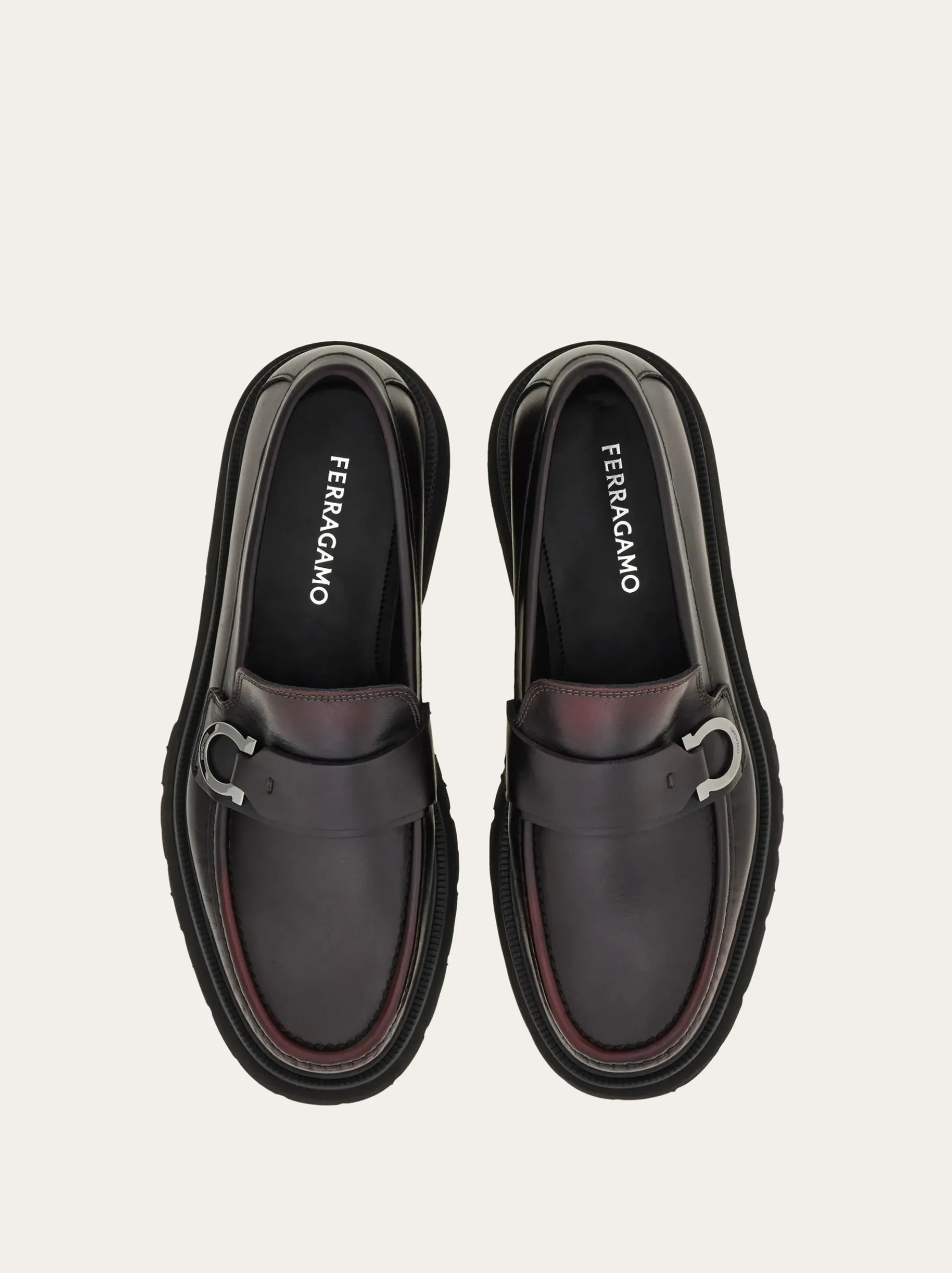 Loafer with Gancini detail - Men
