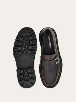 Loafer with Gancini detail - Men