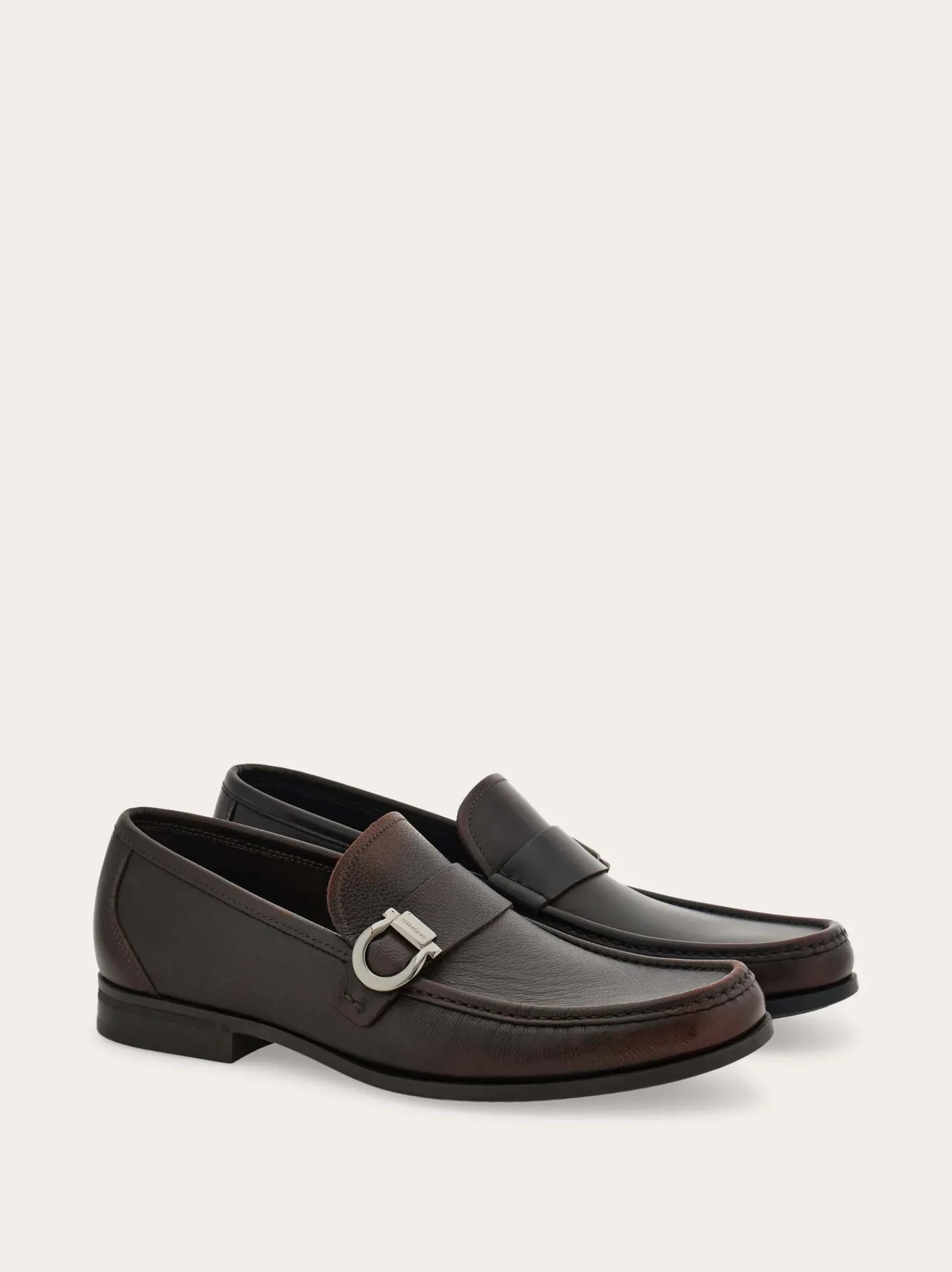Loafer with Gancini detail - Men