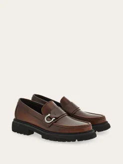 Loafer with Gancini detail - Men