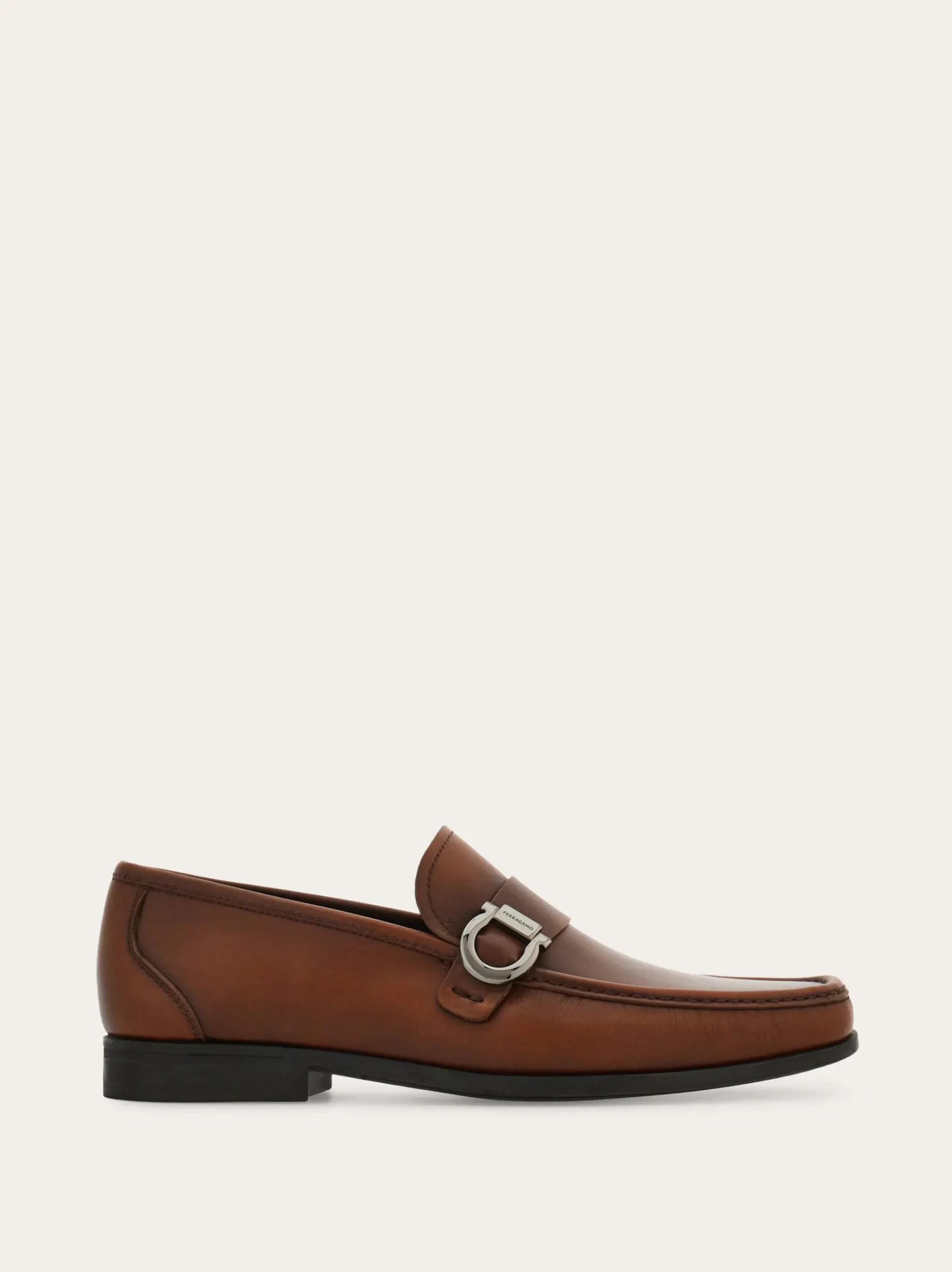 Loafer with Gancini detail - Men