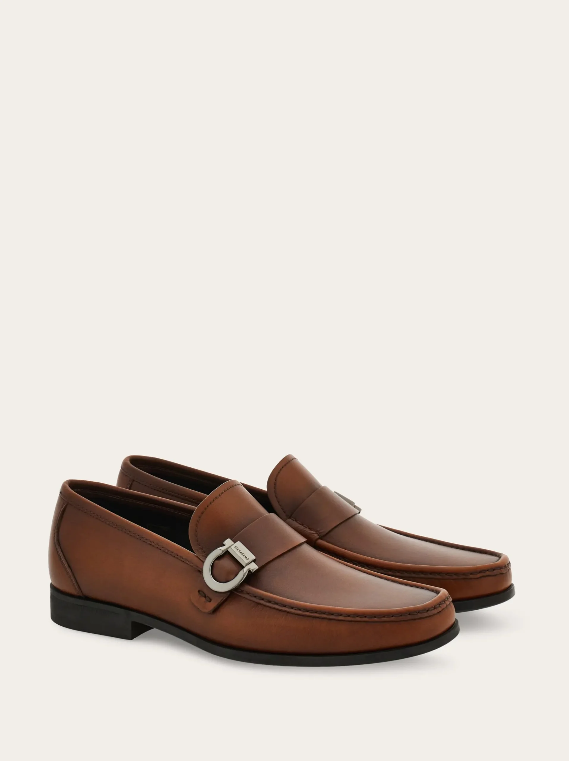 Loafer with Gancini detail - Men