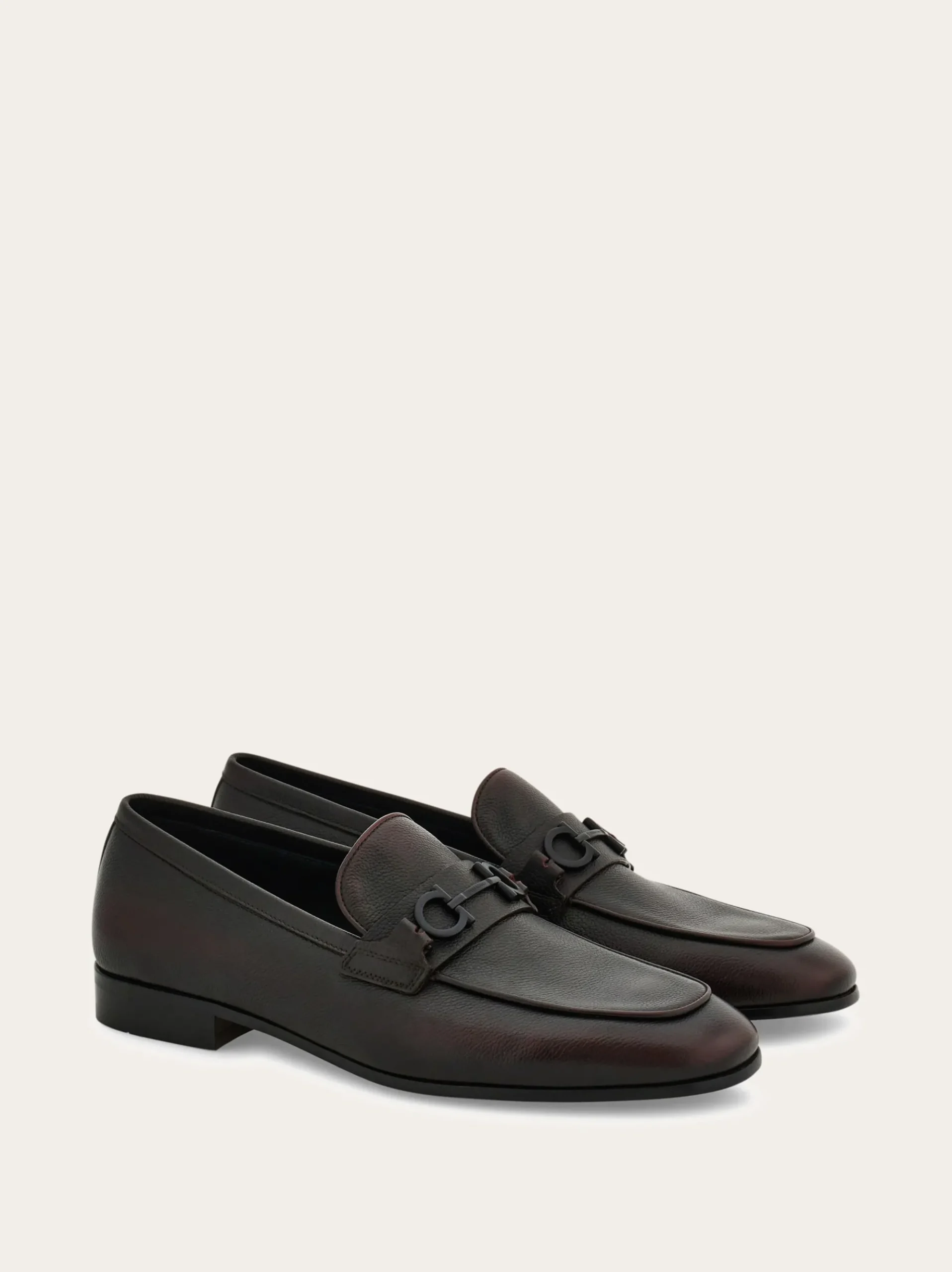 Loafer with Gancini detail - Men