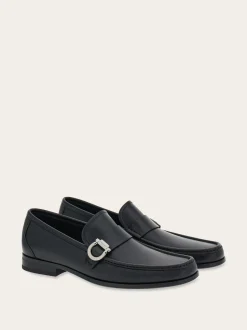 Loafer with Gancini detail - Men