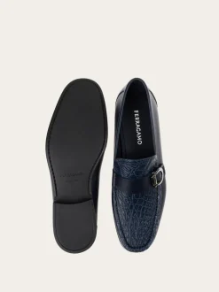 Loafer with Gancini ornament - Men
