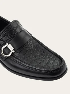 Loafer with Gancini ornament - Men