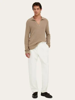 Long sleeve polo shirt - Men