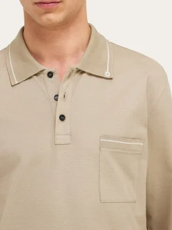Long sleeved polo shirt - Men