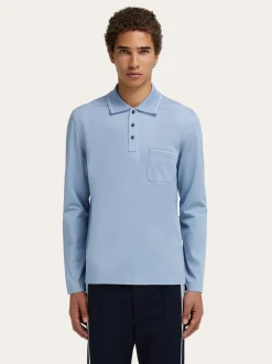Long sleeved polo shirt - Men