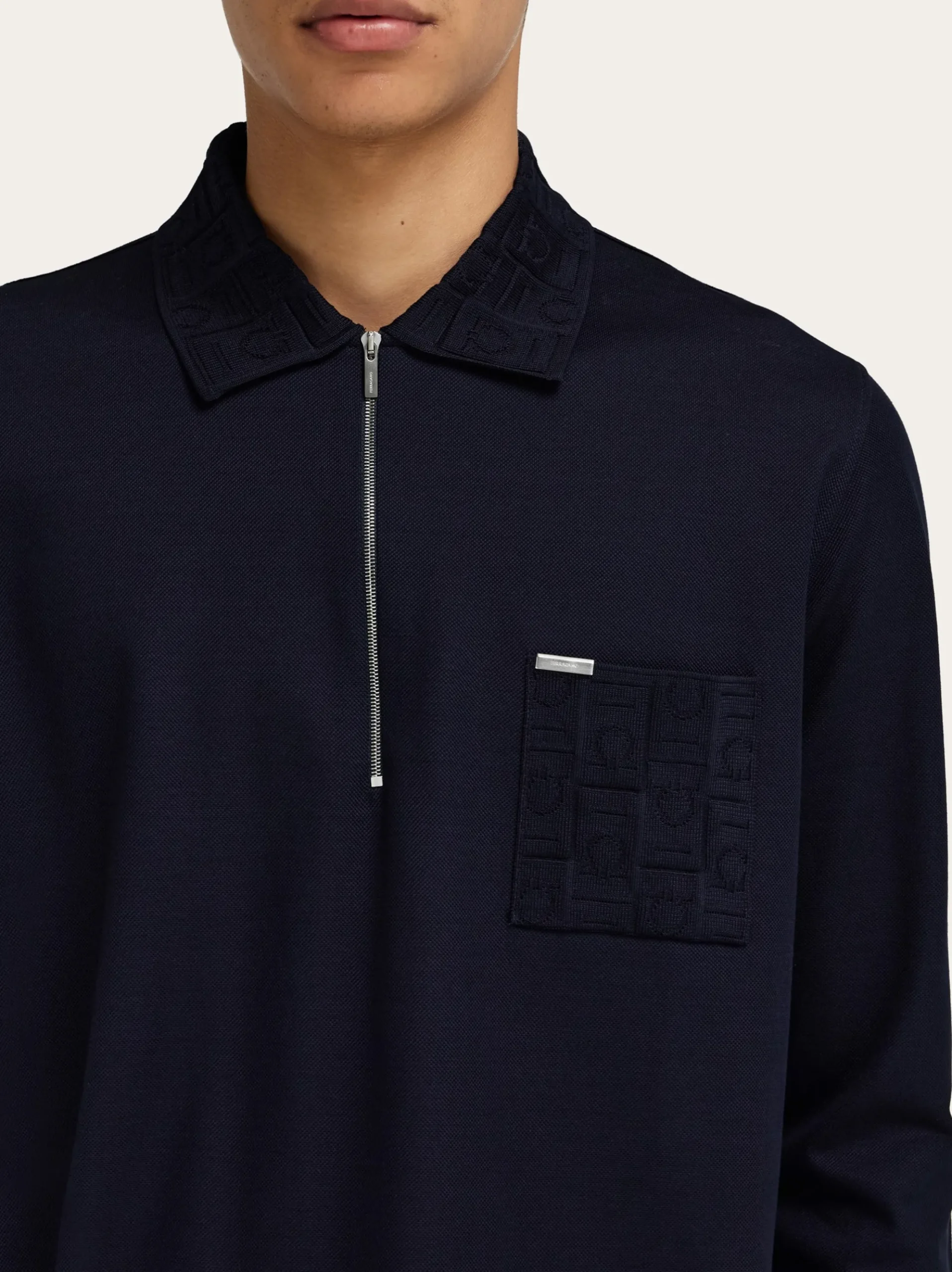 Long sleeved polo shirt - Men