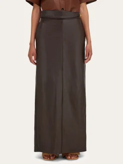 Longline nappa skirt - Women