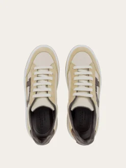 Low top sneaker with Gancini outline - Men