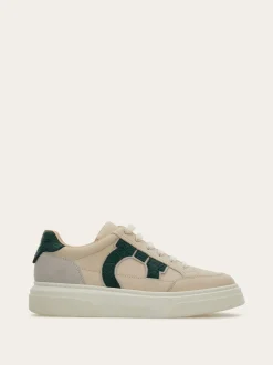 Low-top sneaker with Gancini detail - Men