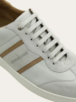 Low-top sneaker with signature detail - Men
