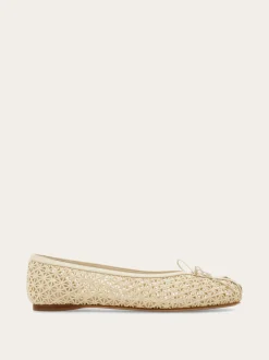Macramé lace ballet flat - Women
