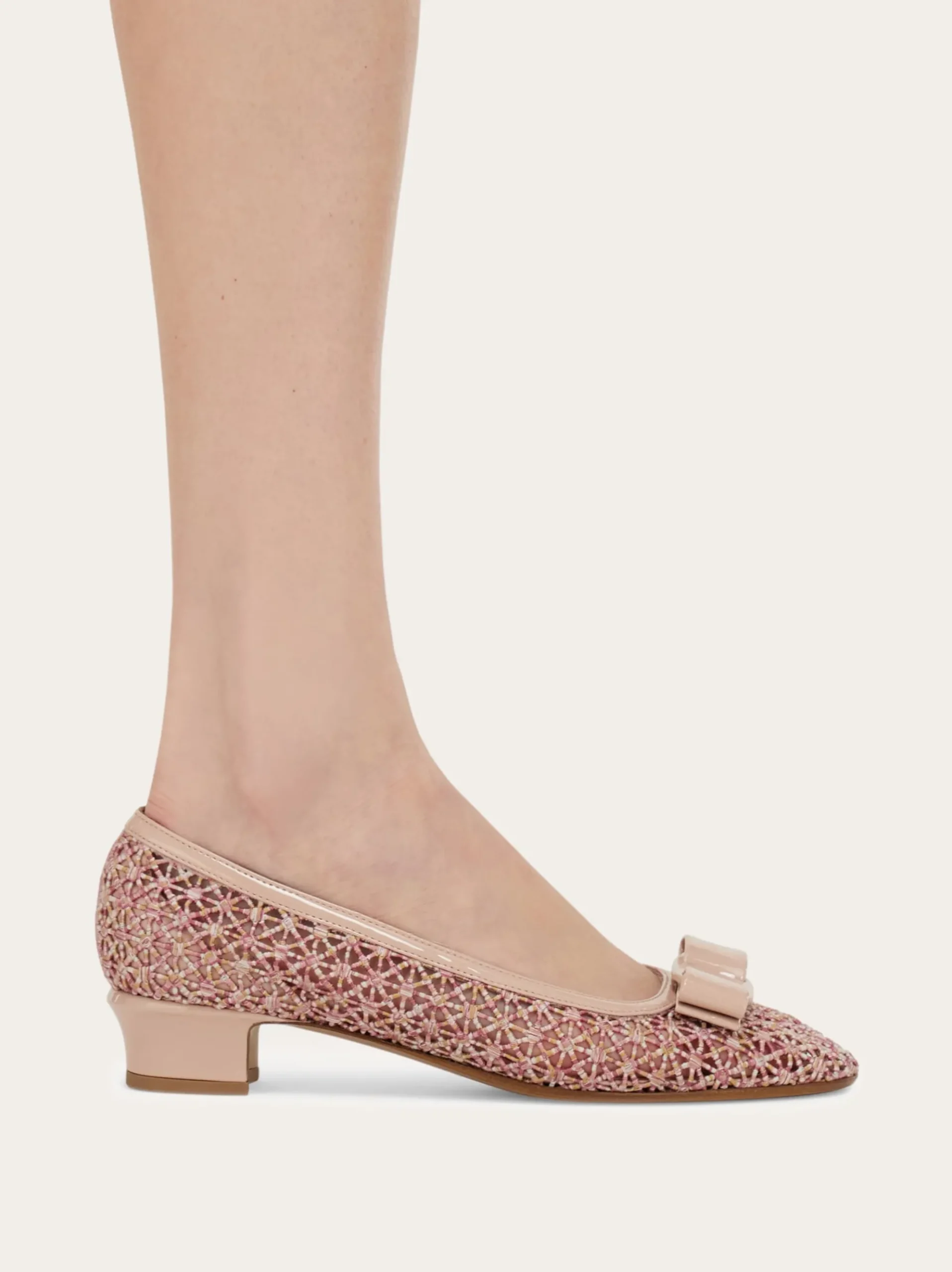 Macramé Vara bow pump - Women