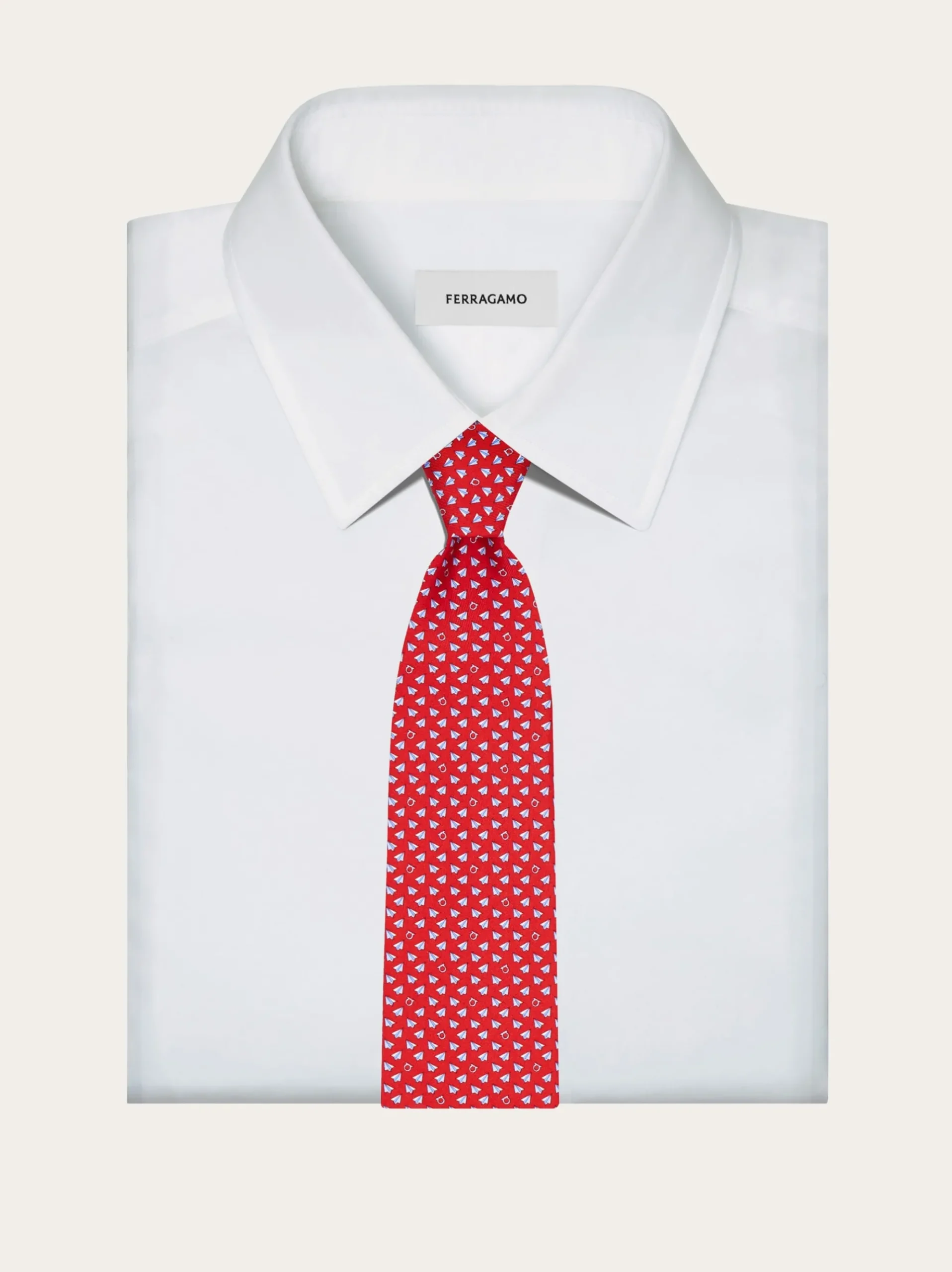 Mail print silk tie - Men