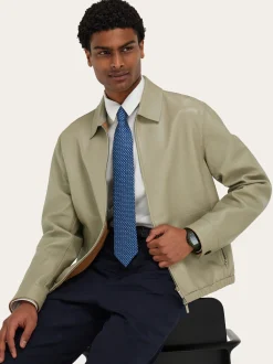 Mail print silk tie - Men