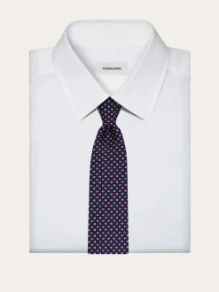 Mail print silk tie - Men