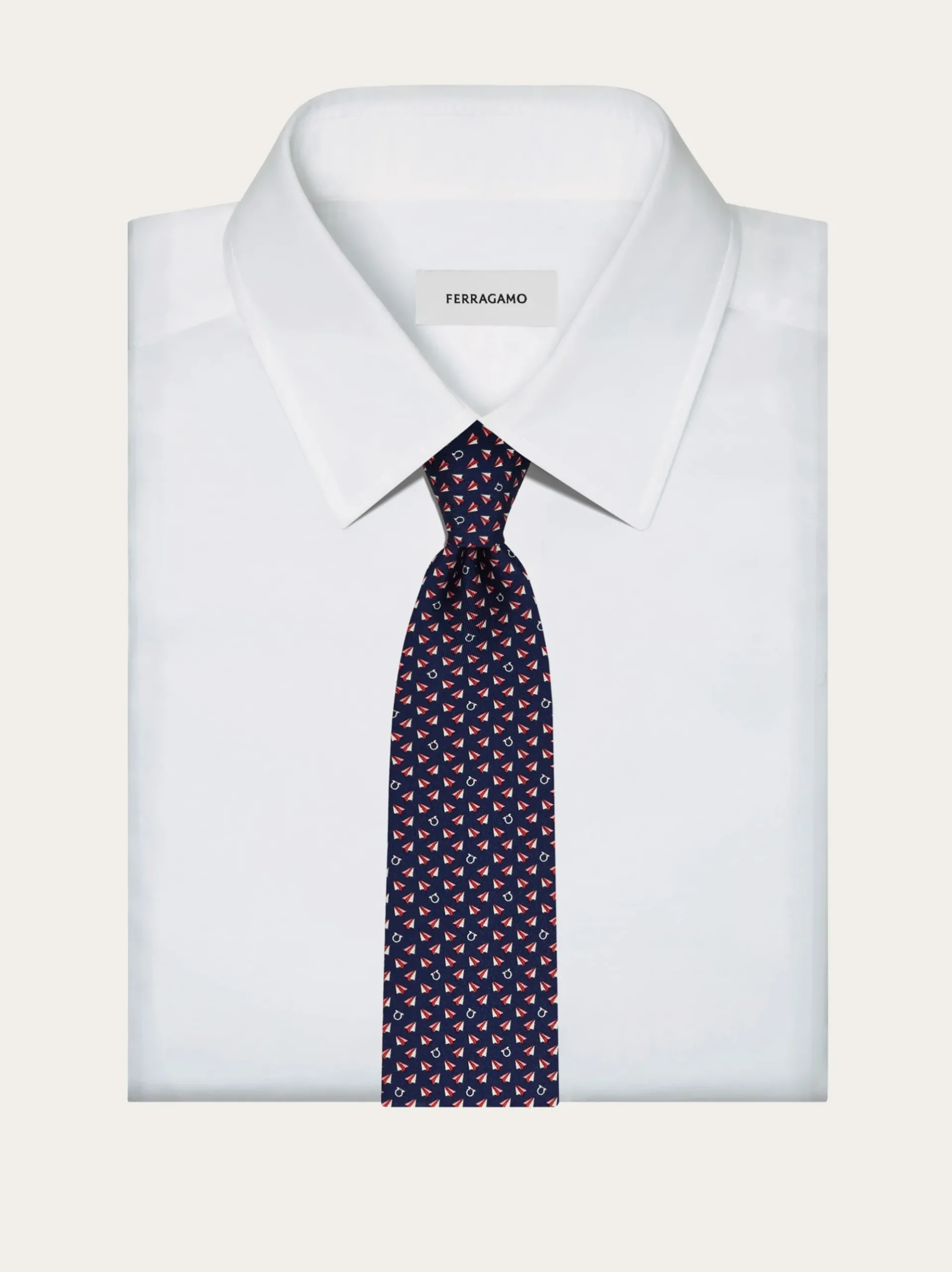 Mail print silk tie - Men