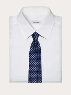Mail print silk tie - Men