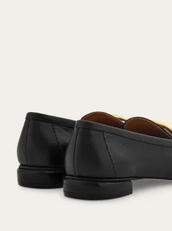 Maxi Gancini loafer with fringe detail - Women