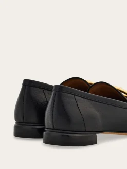 Maxi Gancini loafer with fringe detail - Women