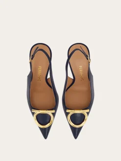 Maxi Gancini slingback pump - Women
