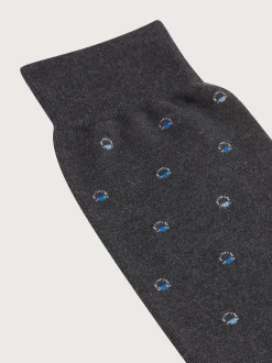 Medium Gancini jacquard sock - Men