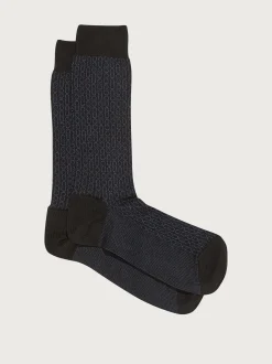 Medium Gancini sock - Men