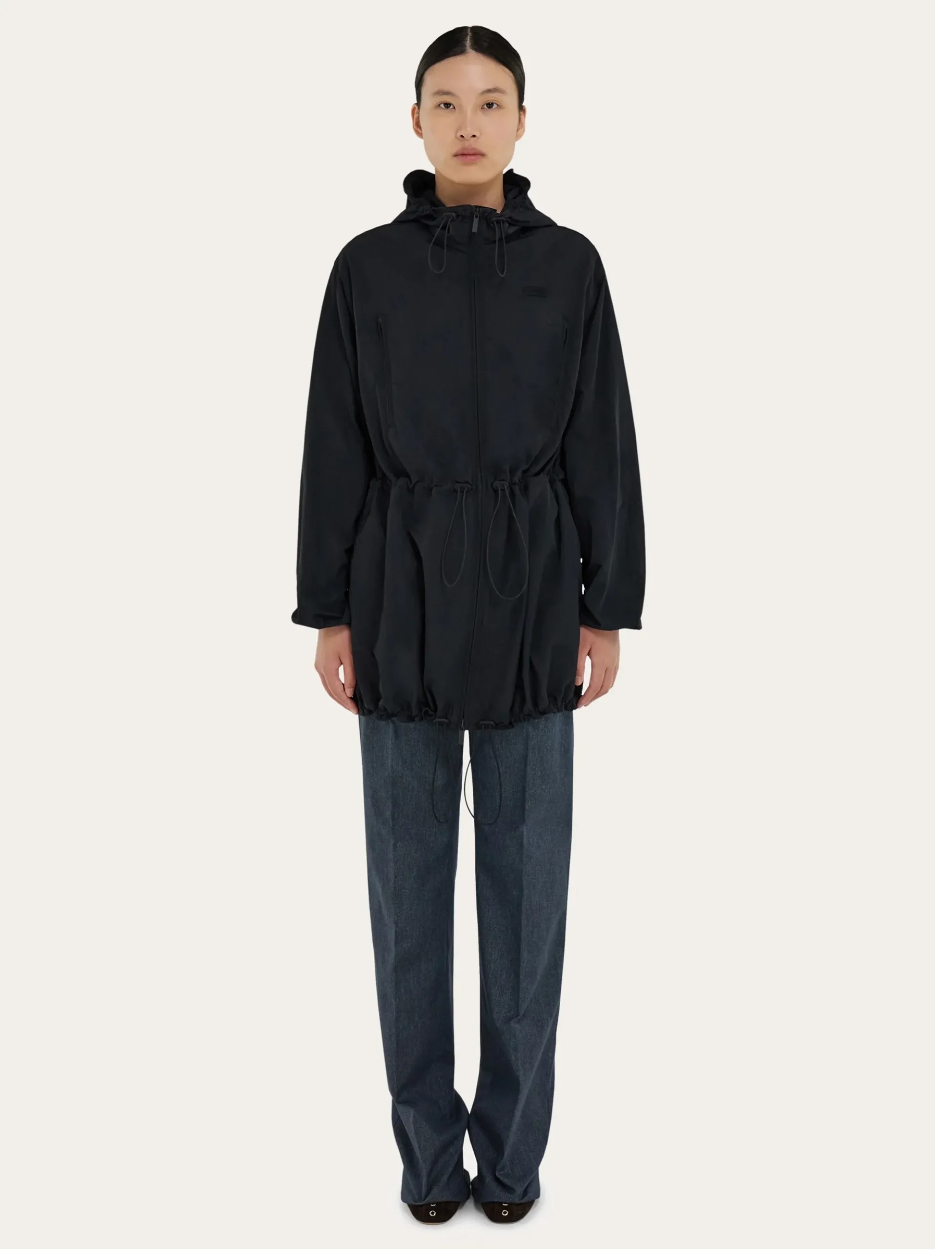 Medium technical parka - Women