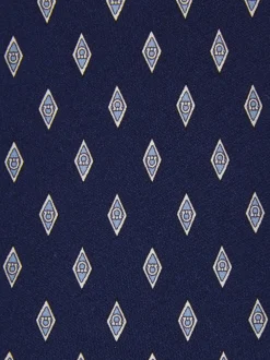 Micro Gancini print silk tie - Men